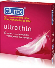 Durex  ultra thin  3 ks prezervatív 