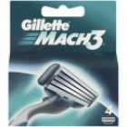 Gillette  MACH 3  náhradní hlavice 4 ks 