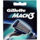 Gillette  MACH 3   náhradní hlavice 8 ks 