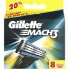 Gillette MACH 3  náhradní břity  8 ks 