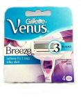 Gillette Venus  Breeze  -  nahradní hlavice   4ks 