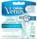 Gillette Venus Embrace Sensitive  -  nahradní hlavice   6 ks 