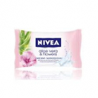 NIVEA Aloe Vera flowers  90 g - krémové mýdlo s výťažky aloe vera a květin 